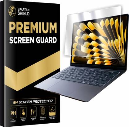 spartan shield Screen Guard for APPLE 2025 MACBOOK AIR || 15.3 Inch || M4 Chip Display Guard | Anti FIngerprint | Aspect Ratio 16:10 | Scratch Resistant | 9H New Laptop Accessory [Not Tempered Glass]