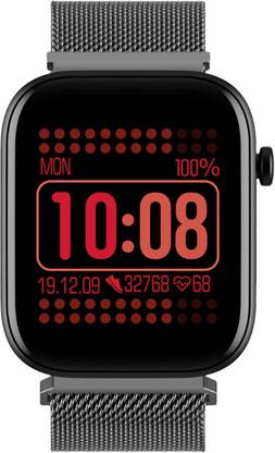 SMUGGEXAMPLE Screen Guard for boAt Wave Astra Smartwatch with Bluetooth Calling (46.4mm HD Display, IP67 Water Resistant, Silver Metal Strap)