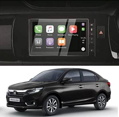 somupr Screen Guard for Car's Stereo, GPS, Navigation, Infotainment System Screen Guard Glass for Honda Amaze 1.2 VX CVT (7 inch)