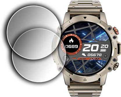 EJZATEX Screen Guard for FIRE BOLTT MARSHAL SMARTWATCH, SCREEN GUARD