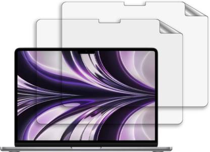 RAINBOW Screen Guard for Anti-Glare, Anti-Fingerprint Anti-Scratch PET Film Matte Finish Screen Protector Screen guard for Apple Macbook Air (13.6")Retina Display (2022) (Twin)