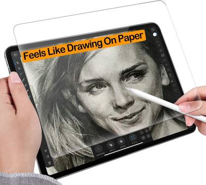 Proelite Screen Guard for Galaxy Tab S7+/S8+/S9+/S7 FE/S10 FE+ 12.4" Paper feel, Drawing Writing Feels Like On Paper