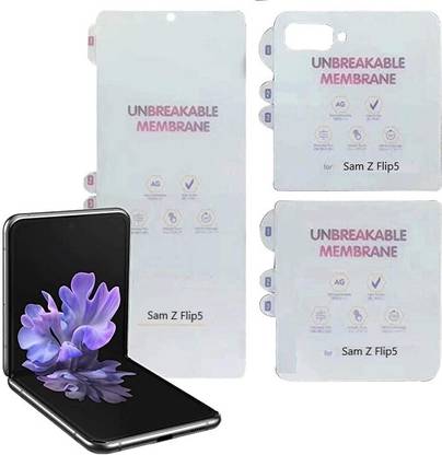 milestone mobile accessories Screen Guard for Membrane Samsung Galaxy Z Flip 5 Screen Protector