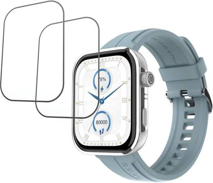 CUBES Screen Guard for Noise ColorFit Pro 5 Max AMOLED Smart watch 1.96 Inch | Soft and Flexible | Touch Sensitive | Unbreakable | Ultra Thin High Grade 9H TPU Film (Not a Glass Tempered)