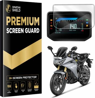 spartan shield Screen Guard for HERO KARIZMA XMR 210 COMBAT EDITION || Anti Scratch || Water Repellent || LCD Instrument Cluster Guard || KarizmaXMR Digital Meter Console Accessory 2025 [Not Tempered Glass]