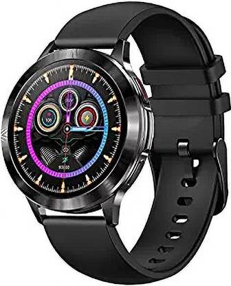 HEPOCH Screen Guard for Fire-Boltt Mystic 1.3" AMOLED Display Smartwatch, Bluetooth Calling, 360*360 pixels high resolution, 680 NITS Peak Brightness, 60Hz Refresh Rate, Dual Button Technology, Whatsapp Notification (Black)