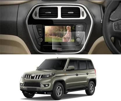 KACA Tempered Glass Guard for Mahindra Bolero Neo N8 (7 inch) infotainment system/GPS system/Navigation system (Clear)