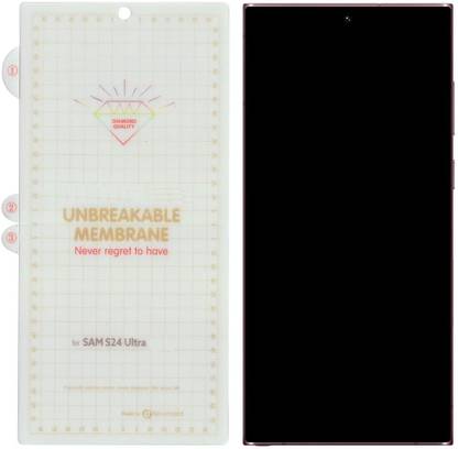 MZKART Screen Guard for Galaxy S24 HD Transparent Unbreakable Membrane Protector