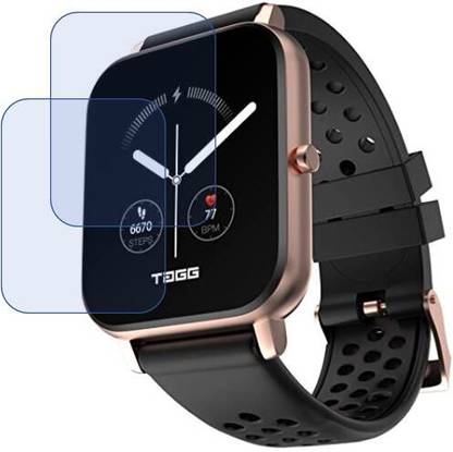 Outloop Screen Guard for TAGG Verve Sense Smartwatch (Carbon Black)
