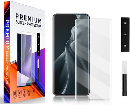 XYNITY Screen Guard for Vivo X90, Vivo X90 Pro, Vivo X90 Pro Plus, UV Curved Screen Protector with Easy Installation Kit