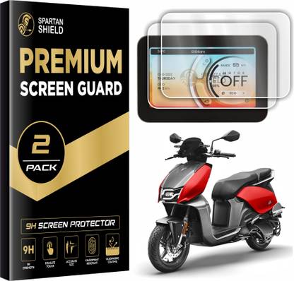 spartan shield Screen Guard for Hero Vida V2 Pro , Plus , Lite Electric Scooter , 7 INCH Digital Instrument Console Screen Protector | TFT Display Accessories for Vida V1 V2 EV Bike [Not Tempered Glass]