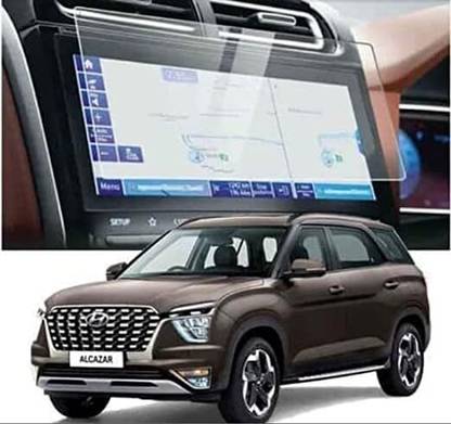 Grip Gaurd Nano Glass for Dashboard System Guard of Hyundai Alcazar Car Music & GPS (Pack of 1)