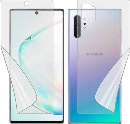 Guardor Screen Guard for SAMSUNG GALAXY NOTE 10 Plus Front & Back Full Edge to Edge Screen Guard, Shatterproof TPU Fiber in Front & Back , Full Coverage Screen Protector