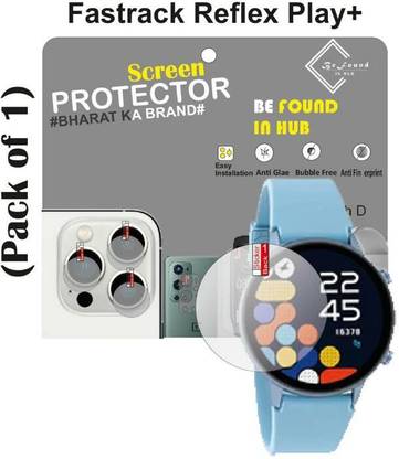 lazzy in hub Screen Guard for FASTRACK REFLEX PLAY PLUS SMARTWATCH