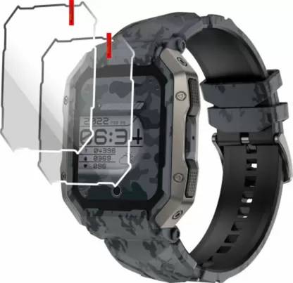 ICROMECK Screen Guard for FIRE BOLTT COBRA Smartwatch