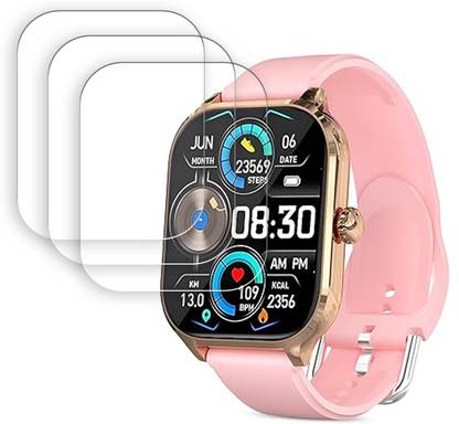 SOMTONE Screen Guard for GameSir H9 2.01 inch Screen Protector | Anti-Scratch | Edge to Edge Full Coverage | 9H Hardness | Screen Guard for Smartwatch