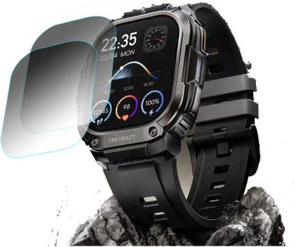 TWUAOP Screen Guard for Fire-Boltt Clickk Black