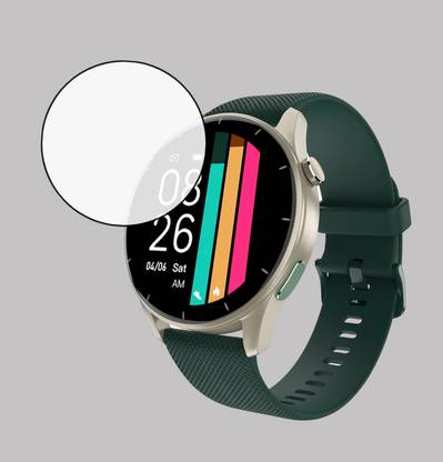 EJZATEX Screen Guard for NoiseFit Crew SMARTWATCH, SCREEN GUARD