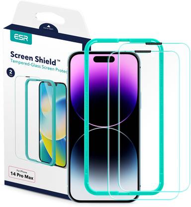 ESR Screen Guard for iPhone 14 Pro Max with Easy Installation Frame & Military-Grade Protection