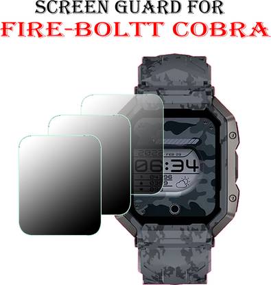EJZATI Screen Guard for FIRE BOLTT COBRA SMARTWATCH