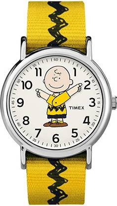 goldentomb Screen Guard for TIMEX Unisex TW2R41100 Weekender x Peanuts Charlie Brown Nylon Slip-Thru Strap Watch