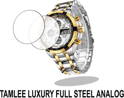 TWUAOP Screen Guard for TAMLEE LUXURY FULL STEEL ANALOG