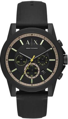 LIGHTWINGS Screen Guard for Armani Exchange Analog Black Dial Mens Watch-AX1343