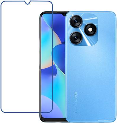 DVMART Screen Guard for 9H Crystal Clear Tecno Spark 10