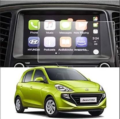 Grip Guard Edge To Edge Screen Guard for Android System of Hyundai Santro (Matte Finish) (1, Protector)