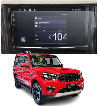 somupr Screen Guard for MAHINDRA SCORPIO S11 CLASSIC Car Accessories Navigation or Music System Touch Screen Infotainment Screen Protector