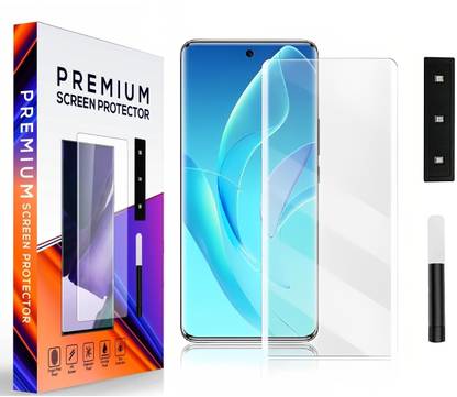 XTRENGTH Screen Guard for Vivo X90, Vivo X90 Pro, Vivo X90 Pro Plus, UV Curved Screen Protector with Easy Installation Kit