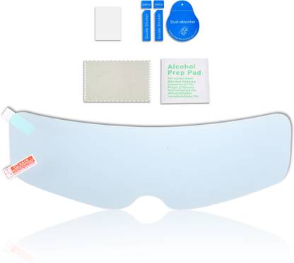 MIKANIX Screen Guard for Helmet Visor Anti Fog Film | Visor Fog Protector Guard For Clear Visibility During Foggy Days