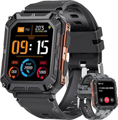 goldentomb Screen Guard for LIGE HD Touch Screen Military Smart watch with Call,123 sport modes