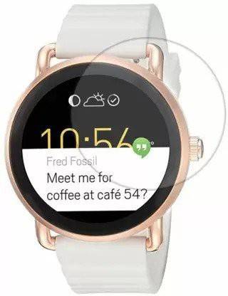 lazzy in hub Screen Guard for 42 FOSSIL Q MARSHAL FTW2112 Wander) Smart Watch