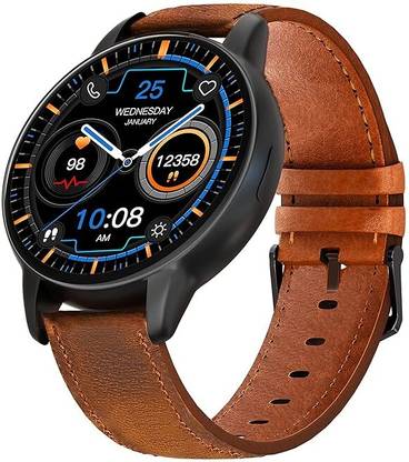 Lifelong Smartwatch for Men & Women | 1.28" HD display | One Watch.Two straps Smartwatch