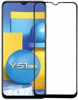 Classy Technobite Edge To Edge Tempered Glass for Vivo Y11S (Black) Premium Screen Protector Guard, 9H Hardness with Easy Self Installation Kit