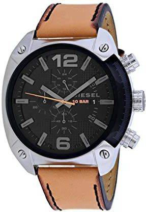 LIGHTWINGS Screen Guard for Diesel Overflow Analog Black Dial Men's Watch-DZ4503
