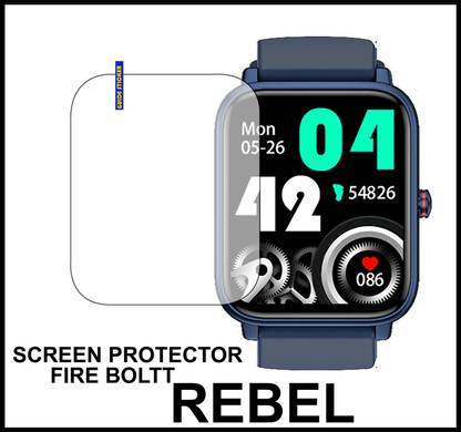 TWUAOP Screen Guard for FIRE BOLTT REBEL