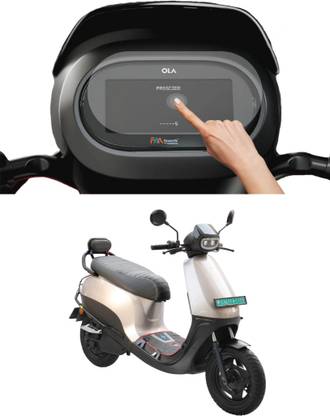 FAVOURITE AUTO ACCESSORIES Screen Guard for Ola S1 X & S1 X Plus (Glossy Screen Guard)
