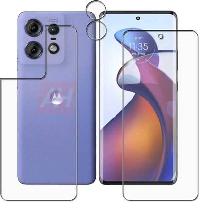 Guardor Screen Guard for Compatible for Moto Edge 50 PRO Front & Back & Camera Lens Screen Protector full screen covered full protection(IT'S NOT TEMPERED GLASS)