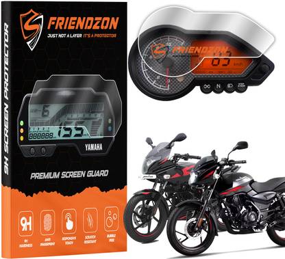 FriendZon 9H Nano Screen Protector Scratch Guard For Bajaj Pulsar 125, 150, 180F, 220F Bike Crash Guard