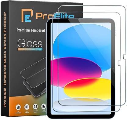 Proelite Screen Guard for Apple iPad (A16) 11th/10th Gen (2025/2022) Gen Premium Tempered Glass Screen Protector