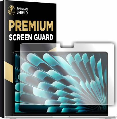 spartan shield Screen Guard for APPLE 2025 MACBOOK AIR || 13.6 Inch || M4 Chip Display Guard | Anti FIngerprint | Aspect Ratio 16:10 | Scratch Resistant | 9H New Laptop Accessory [Not Tempered Glass]