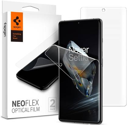 Spigen Screen Guard for OnePlus 12 Smartphone, Transparent, (2 Pack)