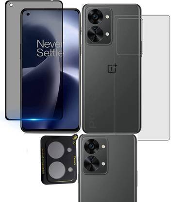 PROTE Screen Guard for OnePlus Nord 2T 5G Privacy Screen Protector [1 pise ] Back Screen Guard [1 pise ] 3D Back Camera [1 pise ] 360 Degree Protection Tempered
