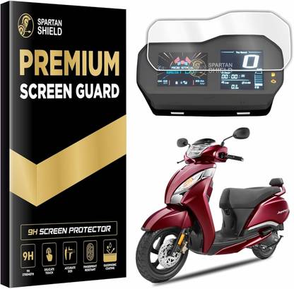 spartan shield Screen Guard for TVS JUPITER 125 SMARTXONNECT Scooter 2024 || TFT Meter Display Console Protector || Anti Scratch Jupiter125 X Connect Accessory [Not Tempered Glass]