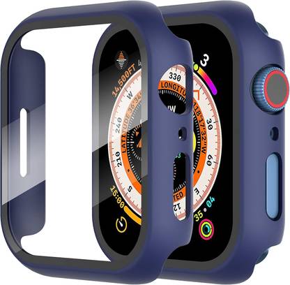 KAZUKI Screen Guard for 44mm iWatch Apple series 4 (44mm)| Series 5 (44mm)| Series 6(44mm) | Series SE (44mm) Protection Case (Blue)