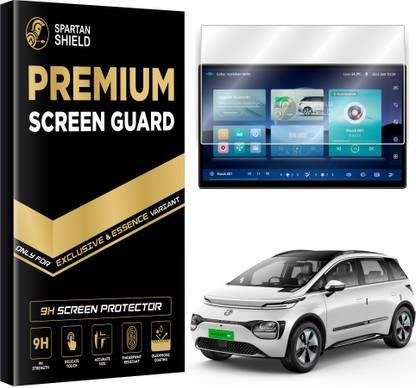 spartan shield Screen Guard for MG Windsor EV || 15.6 Inch Infotainment Touchscreen Protector || Water Resistant || Exclusive Essence || 9H Car Touch Digital Display Accessories 2024 [Not Tempered Glass]