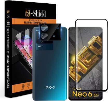 KLAH Screen Guard for iQOO Neo 6 5G, With Camera Lens Protector