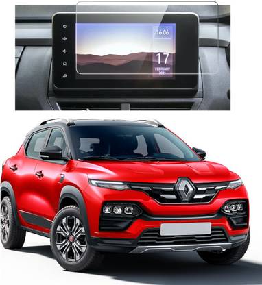 KACA Screen Guard for Company Fitted Infotainment System of Renault Kiger RXZ Turbo (8 inch) Perfectly Cut, Car Display protector with 9H Hardness [Not Tempered Glass]